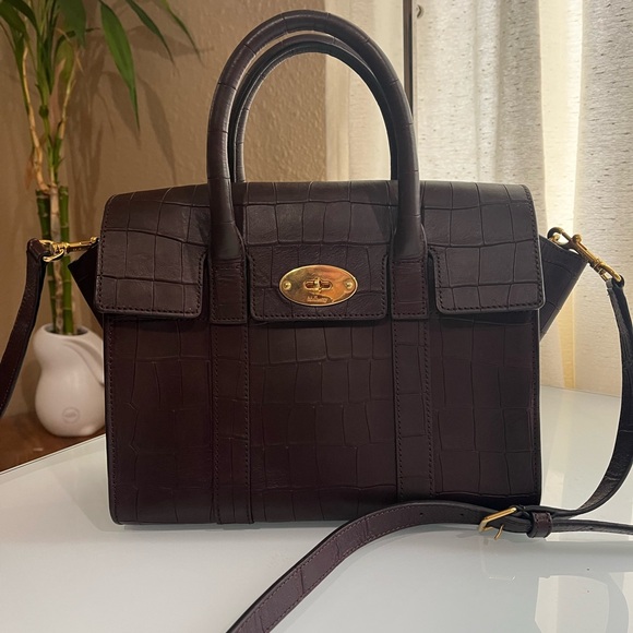 MULBERRY SMALL CROC EMBOSSED BAYSWATER - Picture 15 of 15